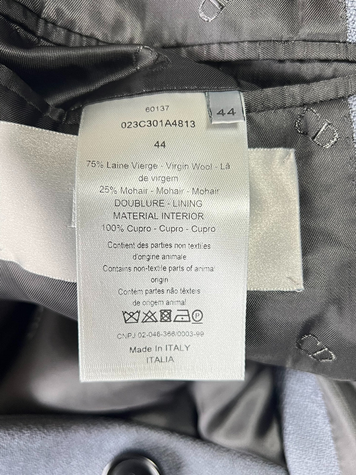 Dior Men's Wool Blend Coat