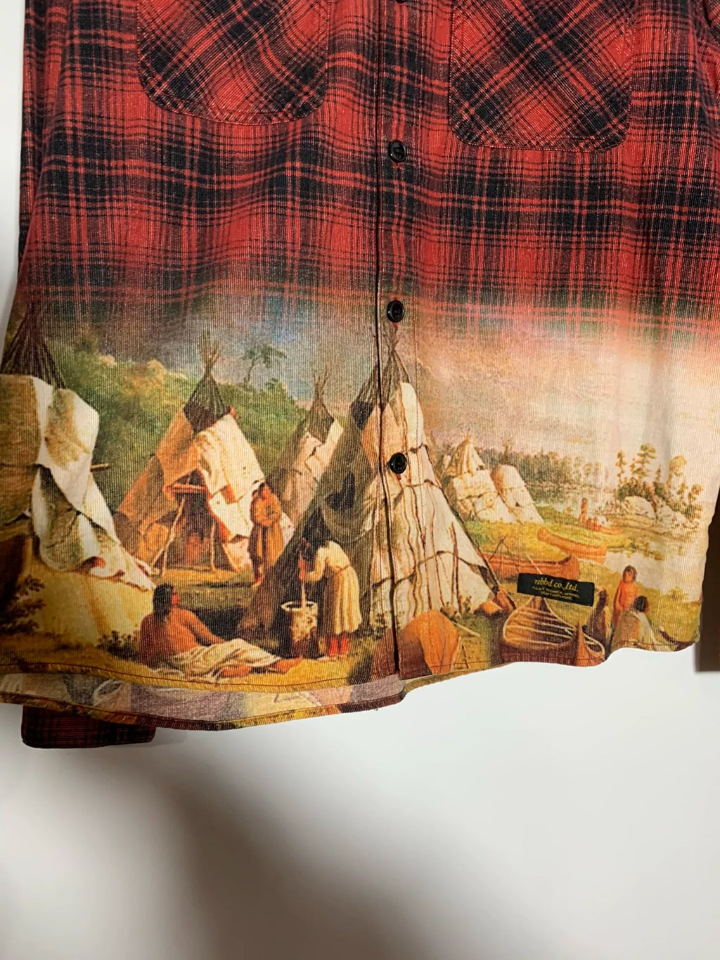 Neighborhood Indian Corduroy Shirt