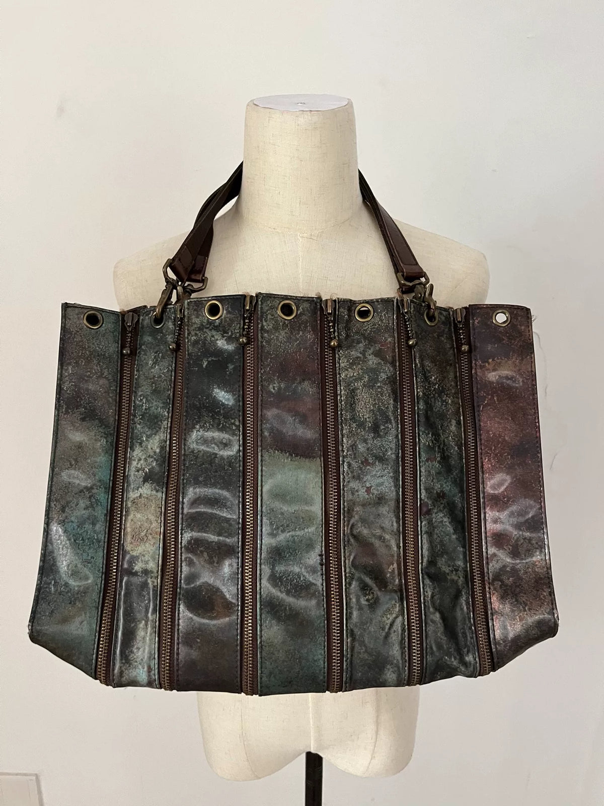 Jean Paul Gaultier Jade Beetle Deconstructed Handbag