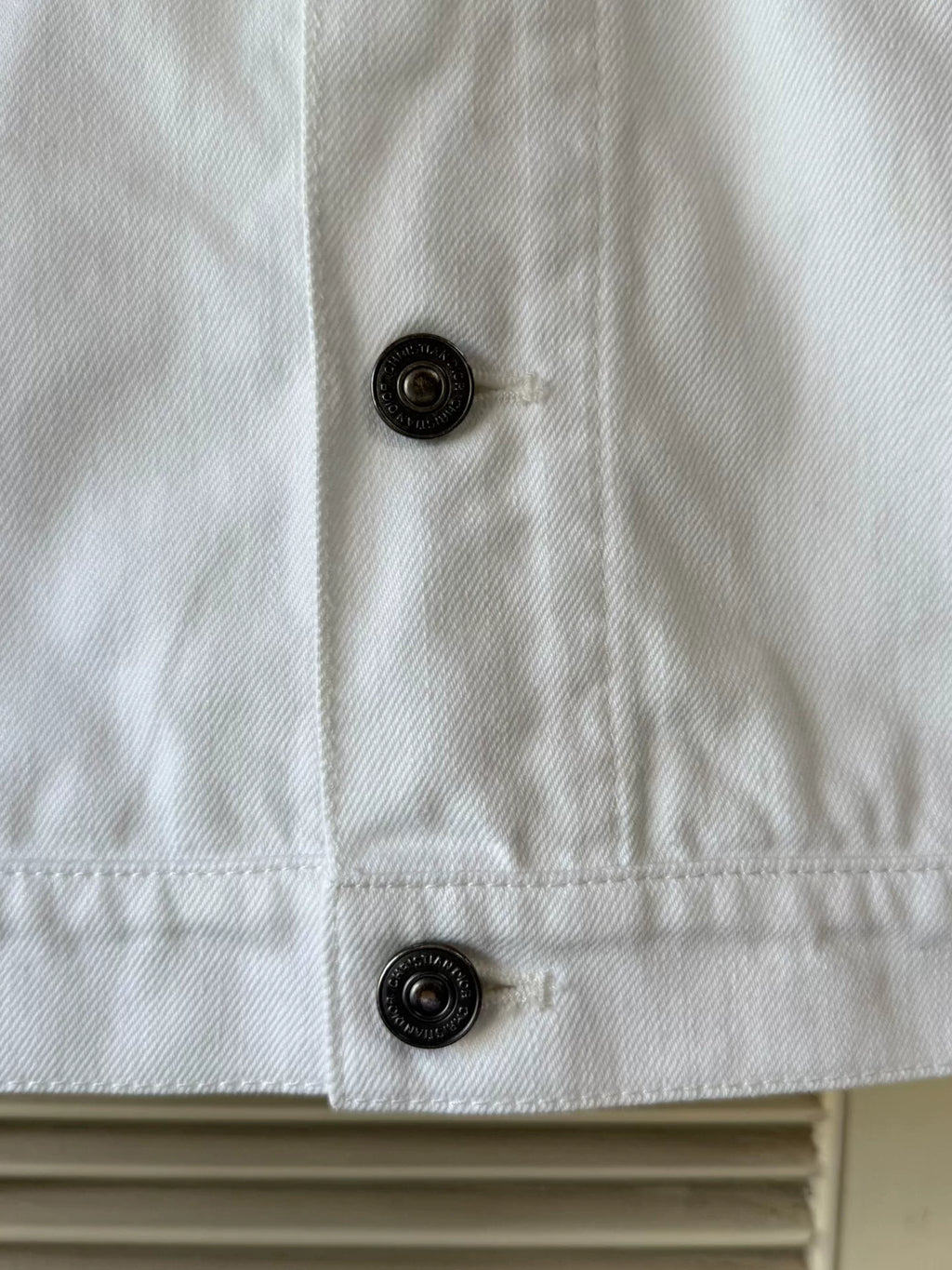 Dior Floral Cotton Embroidered White Denim Jacket