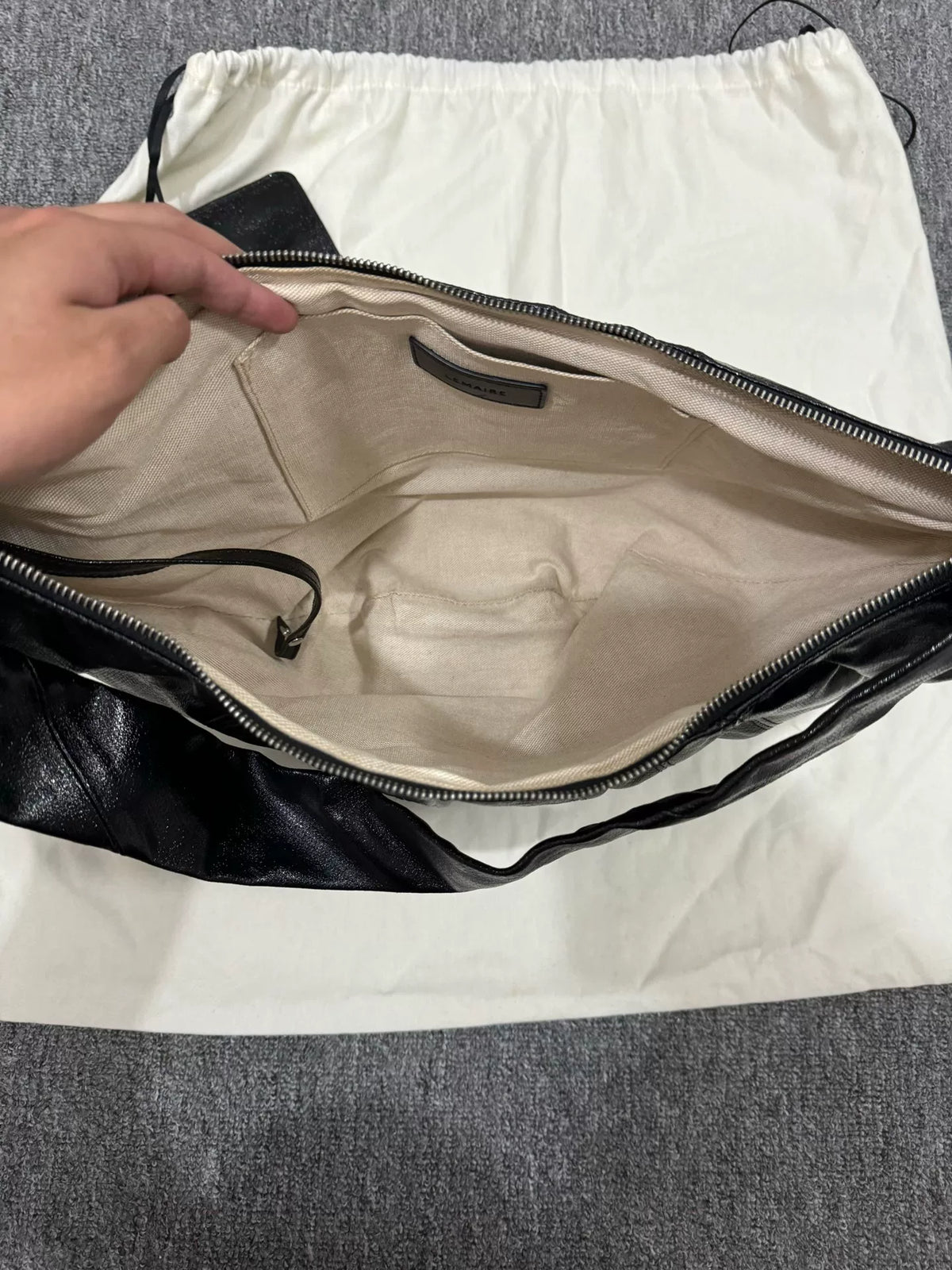 Lemaire Black Croissant 25FW Bag