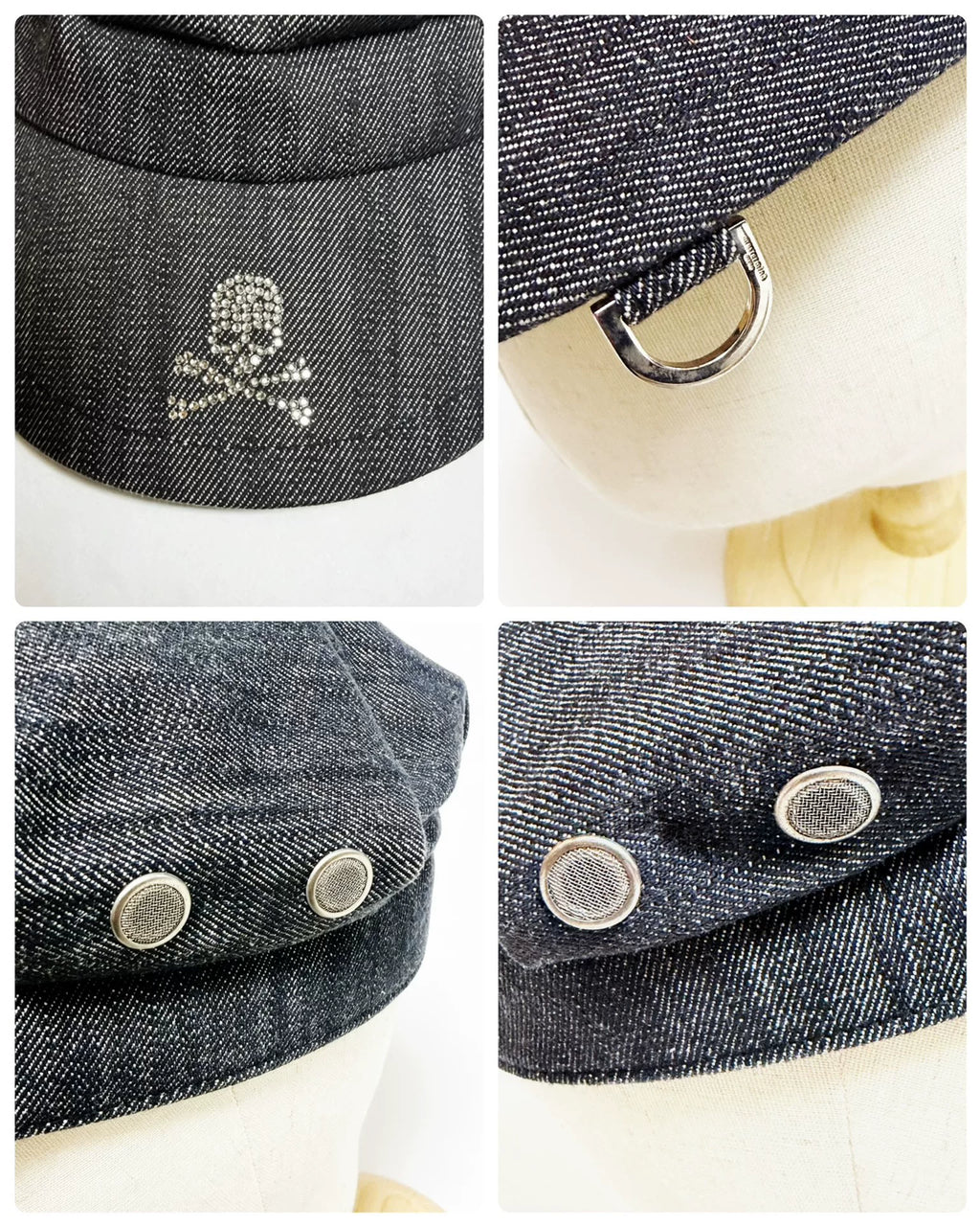 Mastermind Japan 09SS Ace High Mainline Gatsby Newsboy Denim Cap