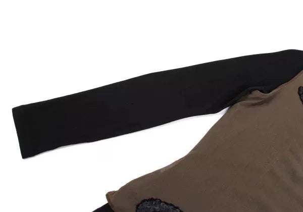 Jean Paul Gaultier Vintage Brown Floral Mesh Top