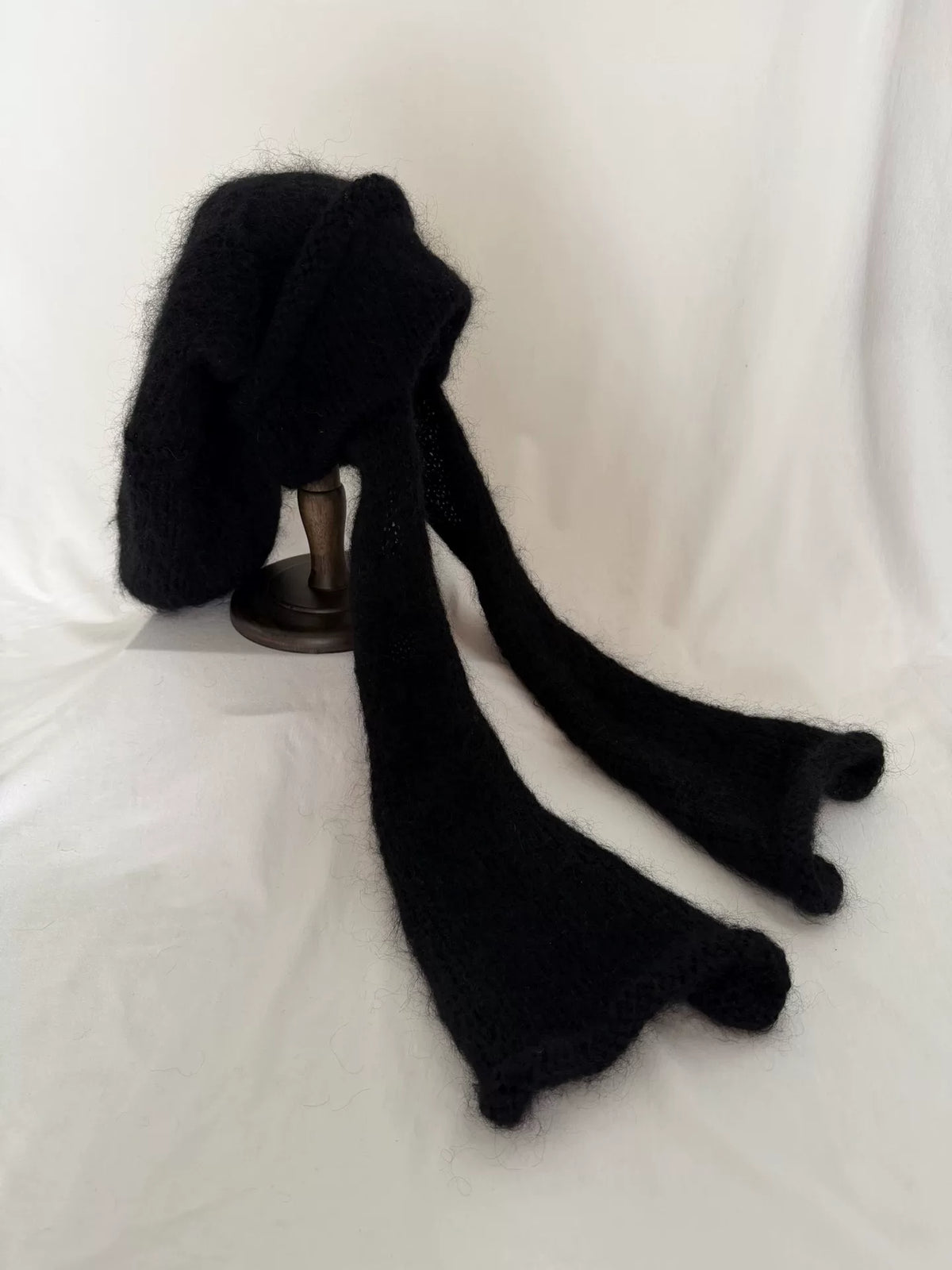 Yohji Yamamoto runway piece from the 1996 evening wear era beanie