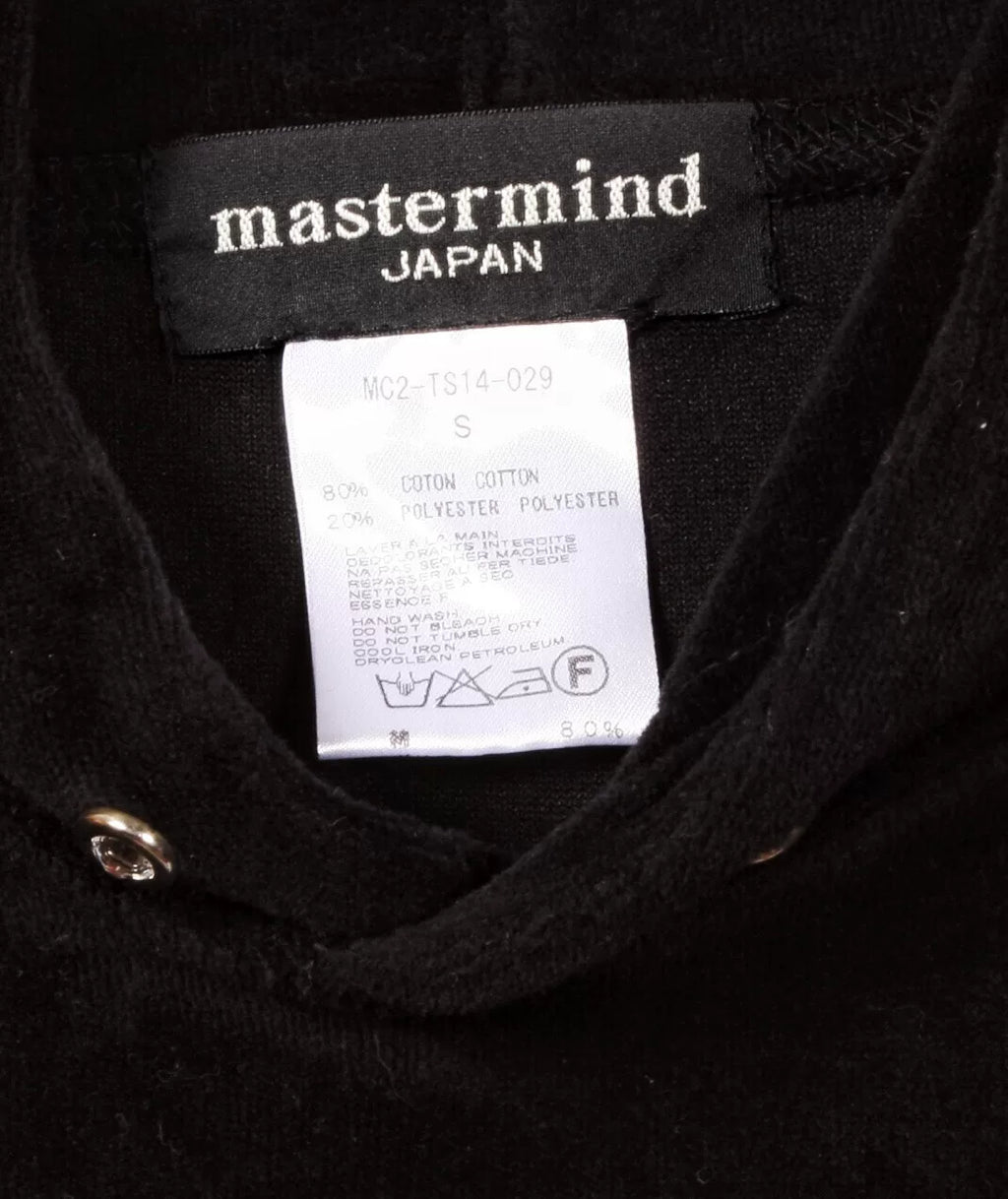 Mastermind Japan Velvet Mainline Rhinestone Hoodie