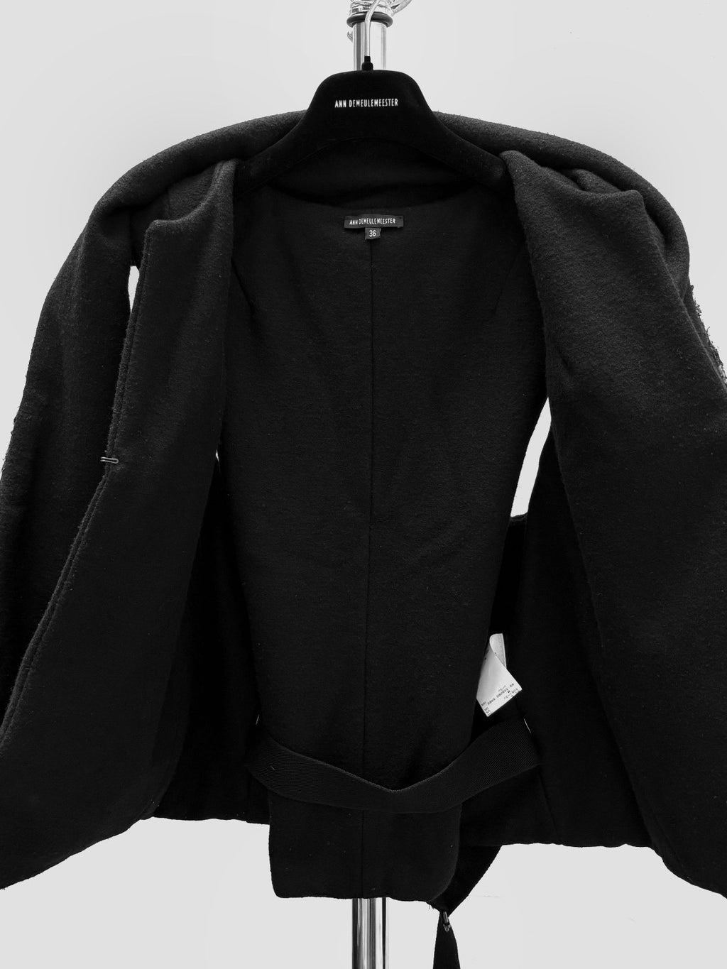 Ann Demeulemeester AW15 Crow Feather Vest