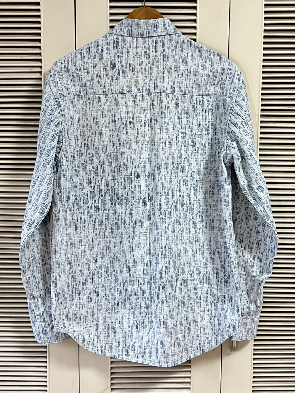 Dior Long Sleeve Blue Shirt