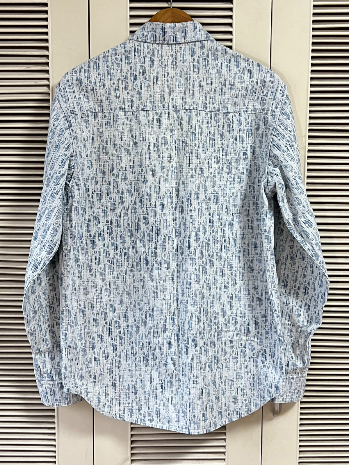 Dior Long Sleeve Blue Shirt