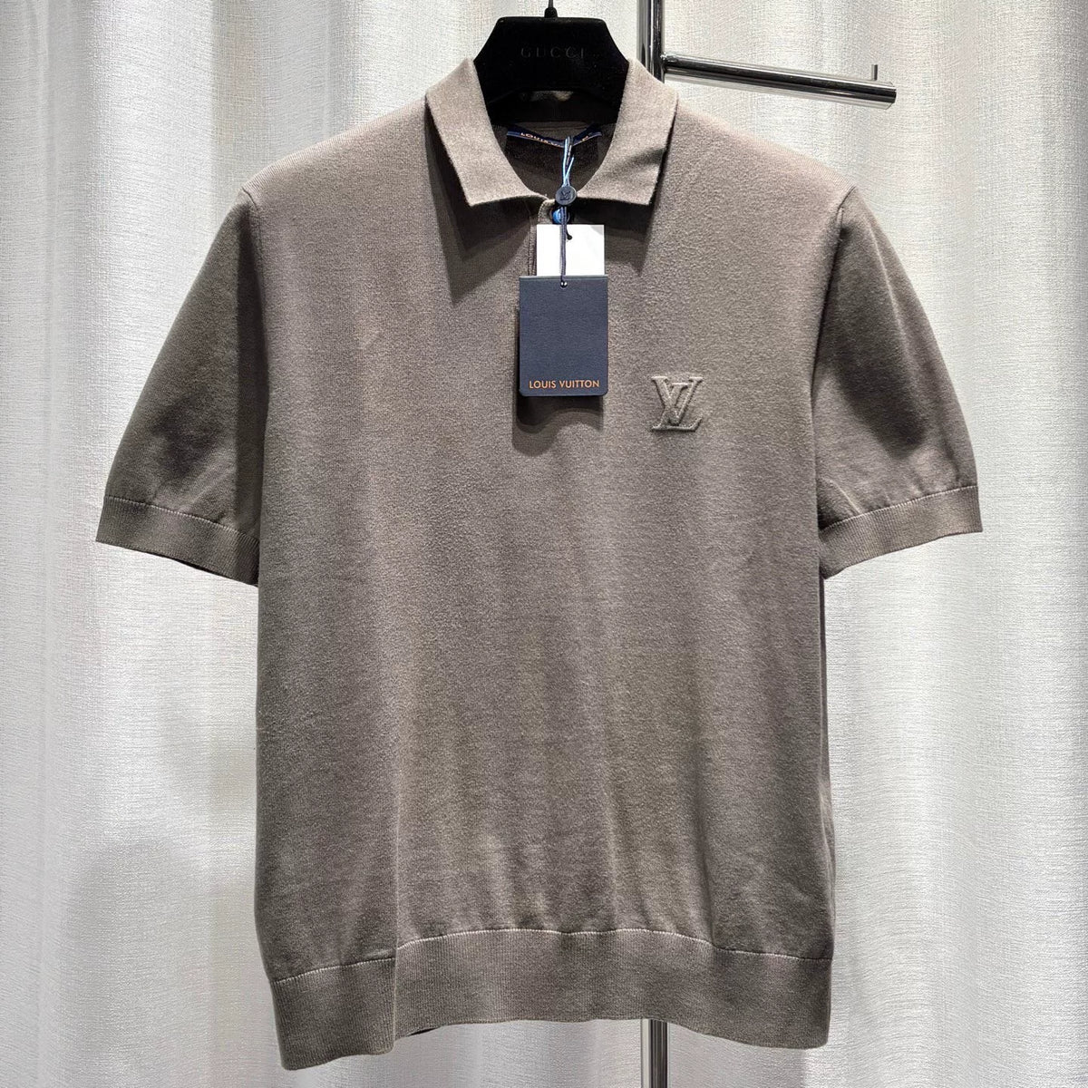 Louis Vuitton Brown Cashmere Top