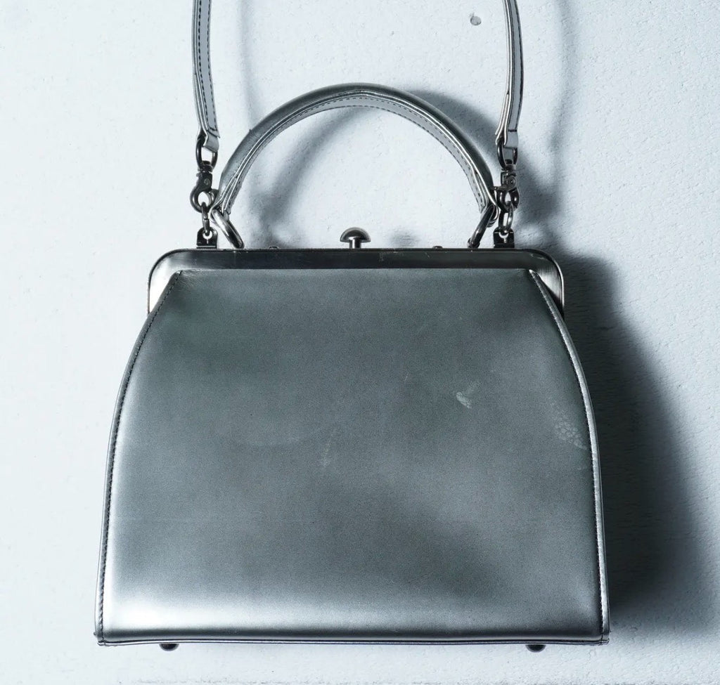 Jean Paul Gaultier Silver Gunflower Crossbody Bag