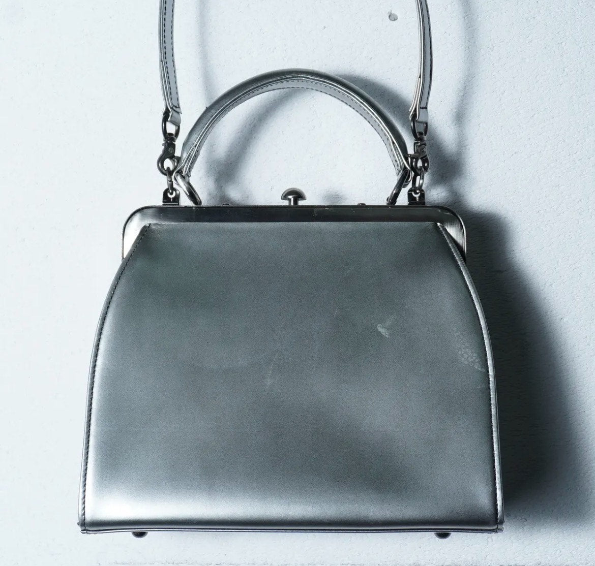 Jean Paul Gaultier Silver Gunflower Crossbody Bag