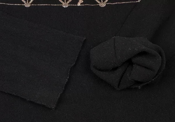 Issey Miyake Vintage Black Patterned Top