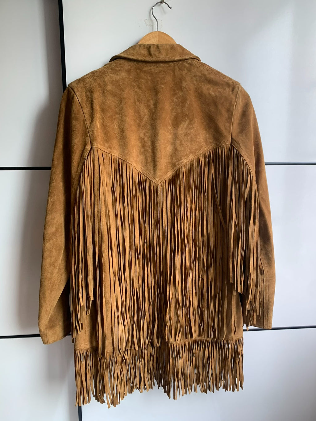 Saint Laurent PARIS Suede Fringe Jacket