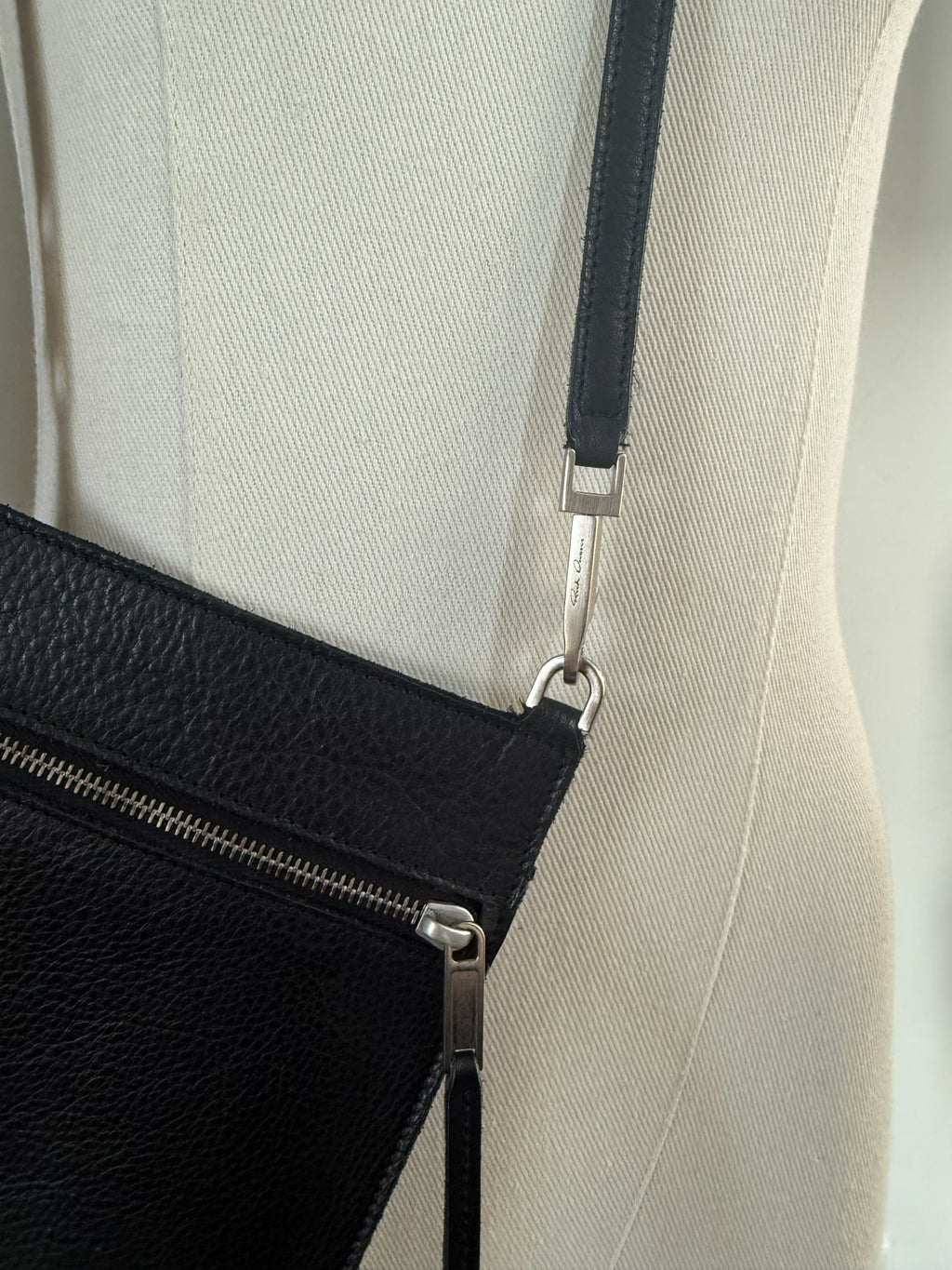 Rick Owens Metal Chain Envelope Phone Bag