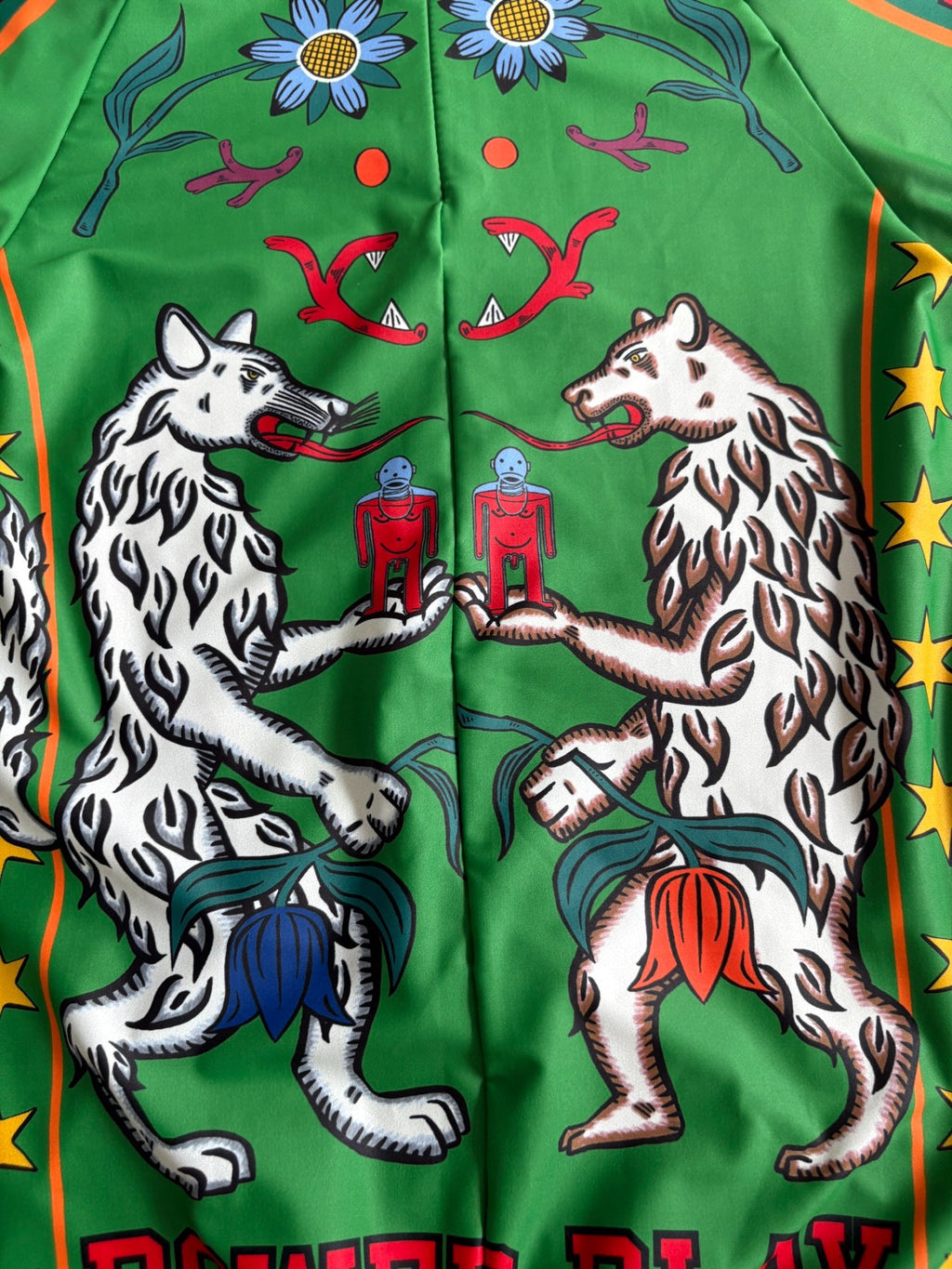 Walter Van Beirendonck Runway Leopard Print Cycling Panel Jacket