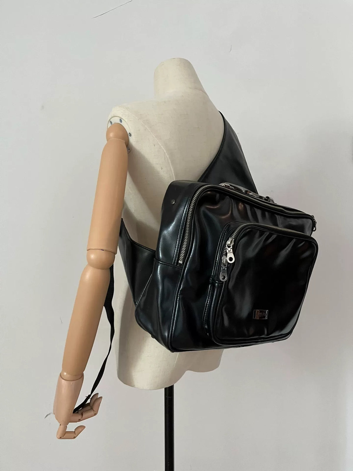 Jean Paul Gaultier Crossbody Black Bag