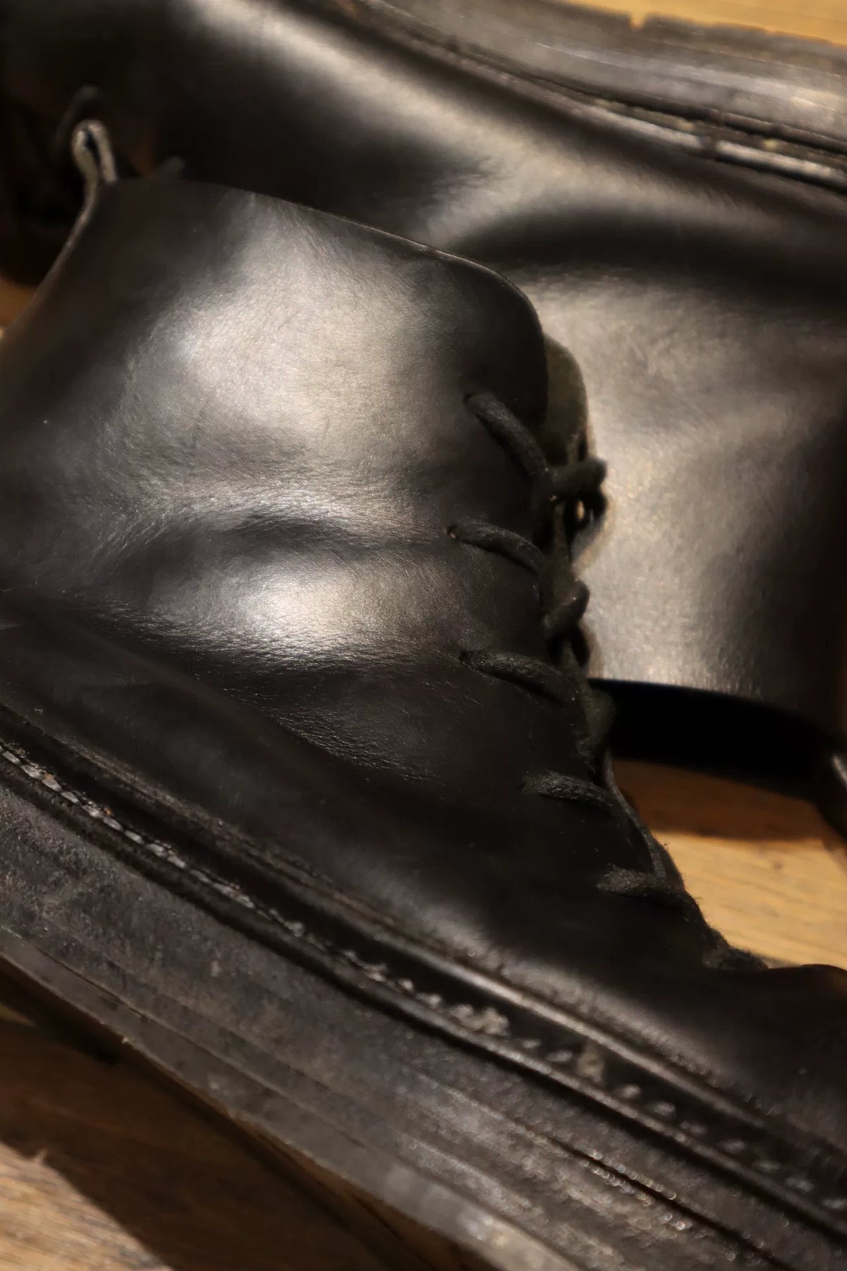 Ann Demeulemeester Leather Sneakers