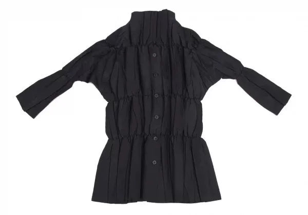 Issey Miyake Vintage Black Pleated Top