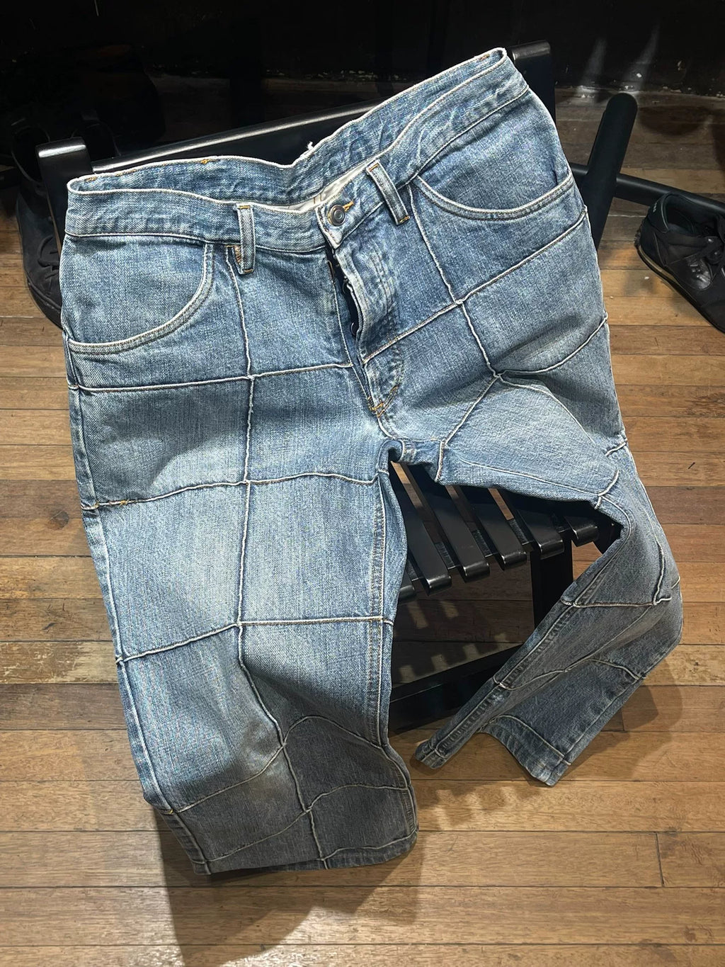 Maison Martin Margiela SS04 Sewing Patchwork Cotton Jeans