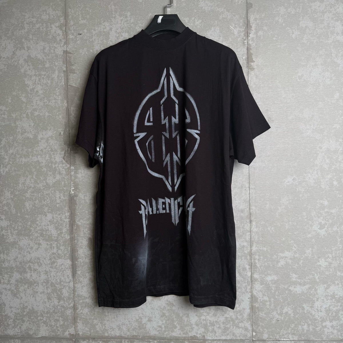 Balenciaga Distressed Print T-Shirt