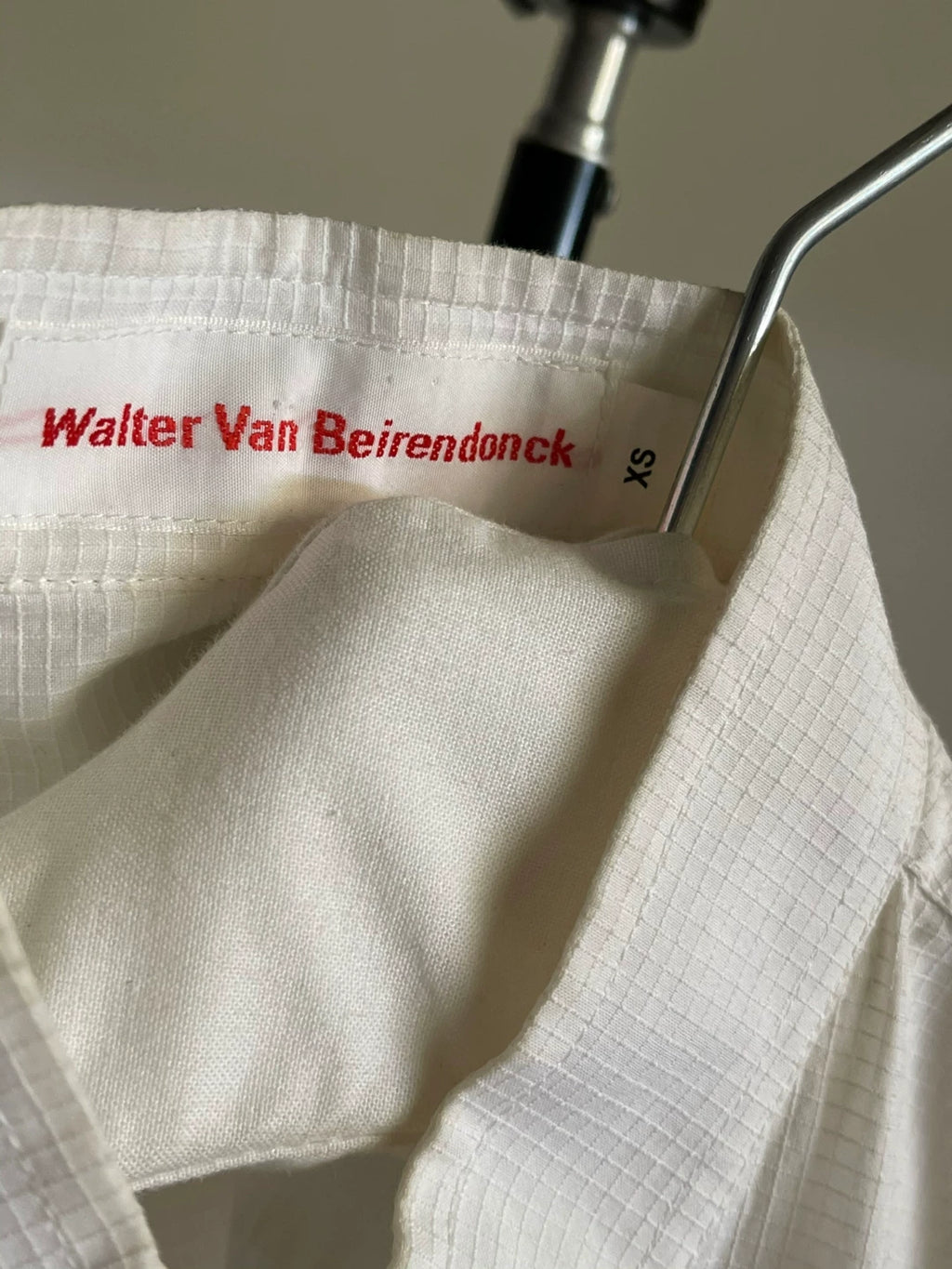 Walter Van Beirendonck SS17 ribbon shirt