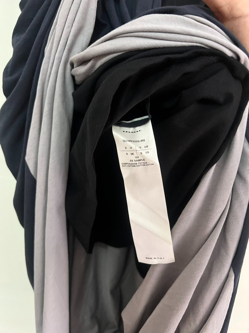 Rick Owens Multi-Layer Wrapped T-Shirt
