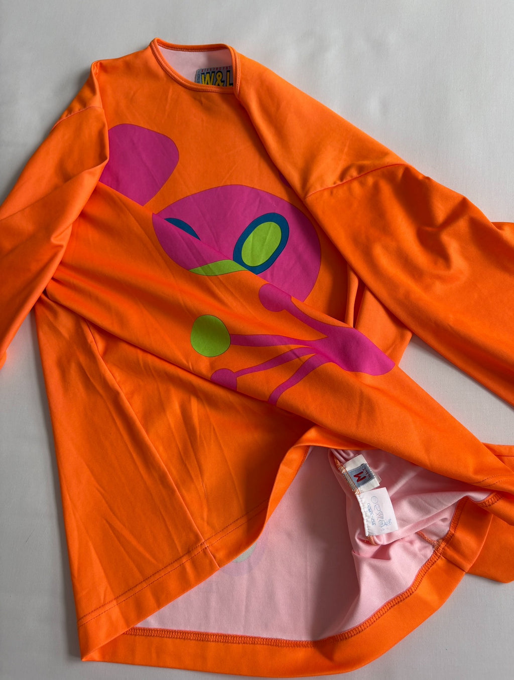 Walter Van Beirendonck Alien Print Long-Sleeve T-Shirt W&LT Vintage Showpiece Monster Alien Print Top