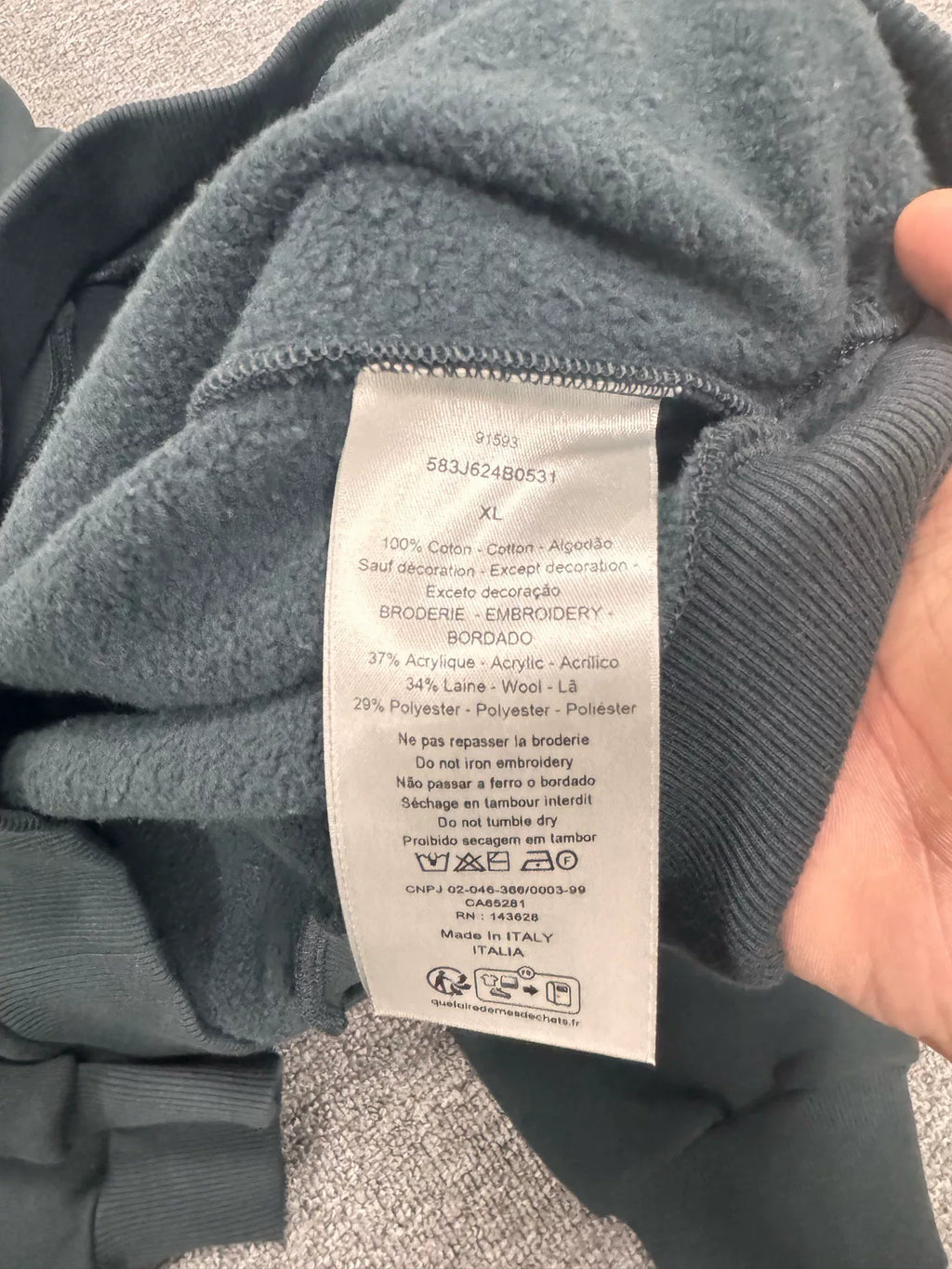 Dior Hylton Nel Hooded Sweater