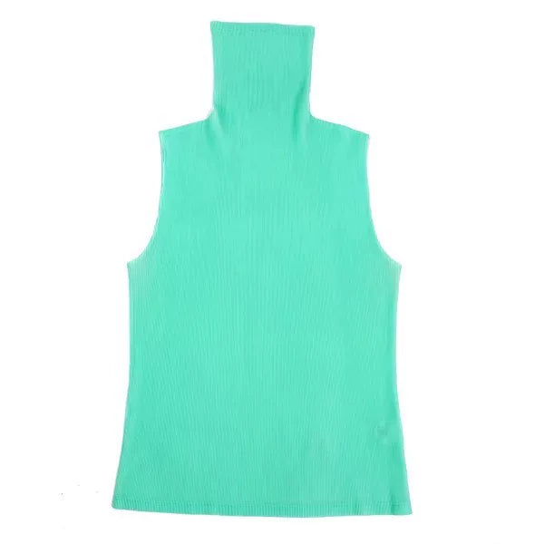 Issey Miyake Vintage Green Pleated Top