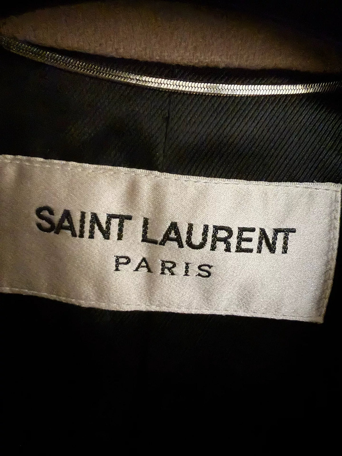 Saint Laurent Paris FW18 Camel Color Cashmere Coat