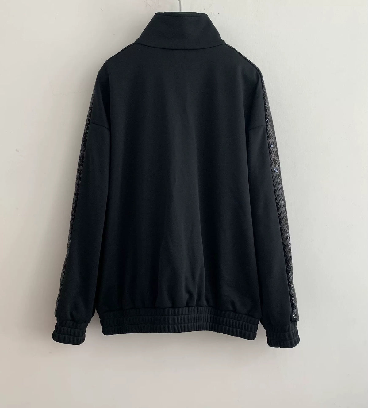 Celine SS23 Black Scale Arc de Triomphe Stand-Collar Jacket