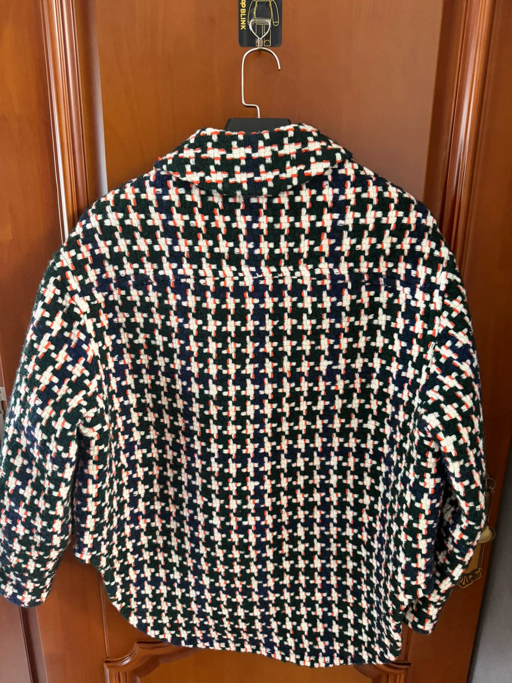 Loewe Houndstooth Wool-Blend Jacket