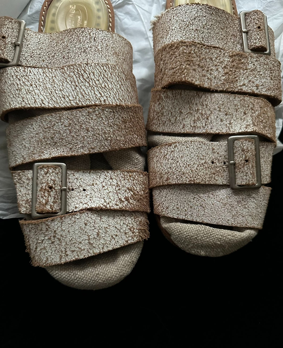 Junya Watanabe Runway Distressed Shoes