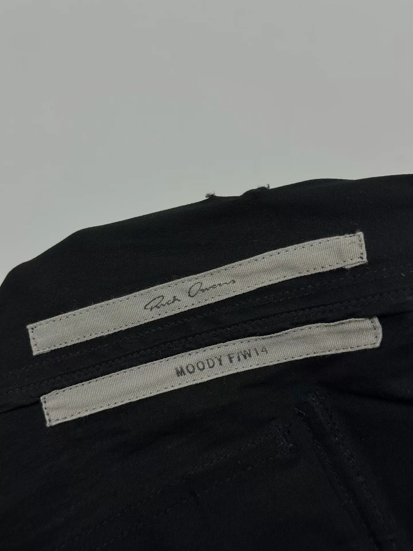 Rick Owens FW14 Striped Pod Shorts