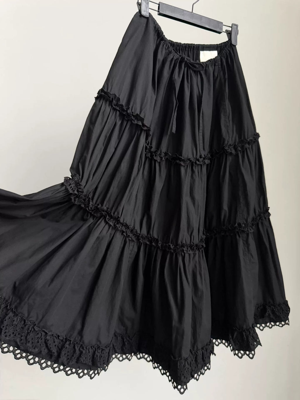 Junya Watanabe 2001 Lace Tiered Skirt