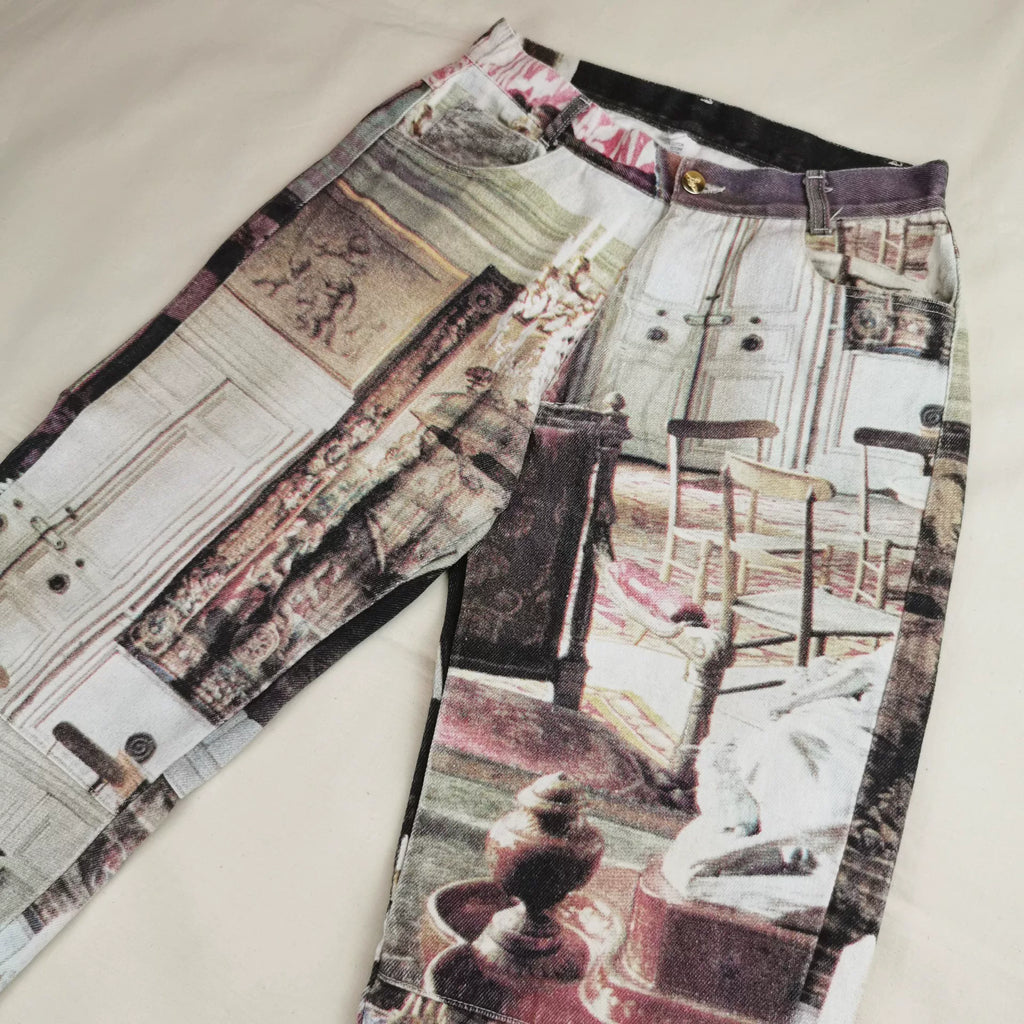 1992 Spring/Summer Vivienne Westwood Salon Print Jeans