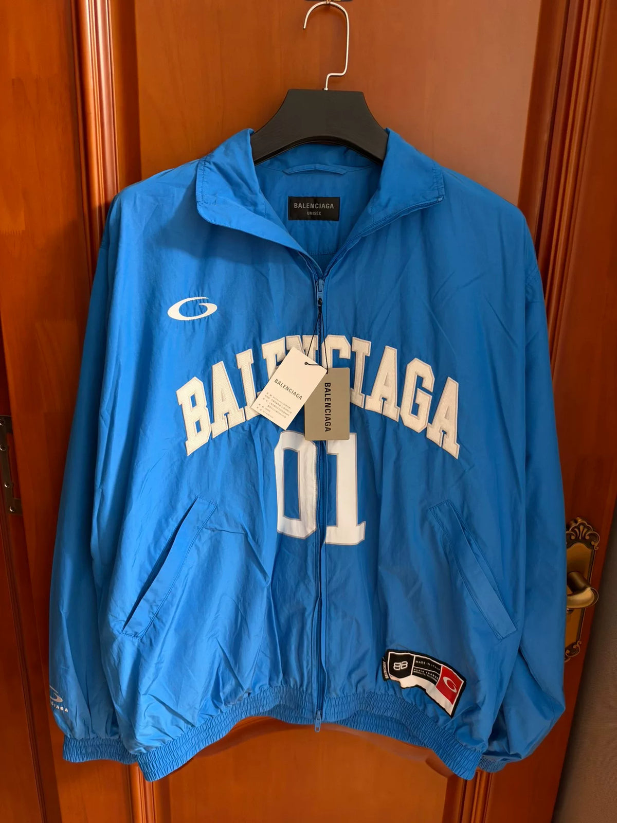 Balenciaga Blue Basketball Jacket