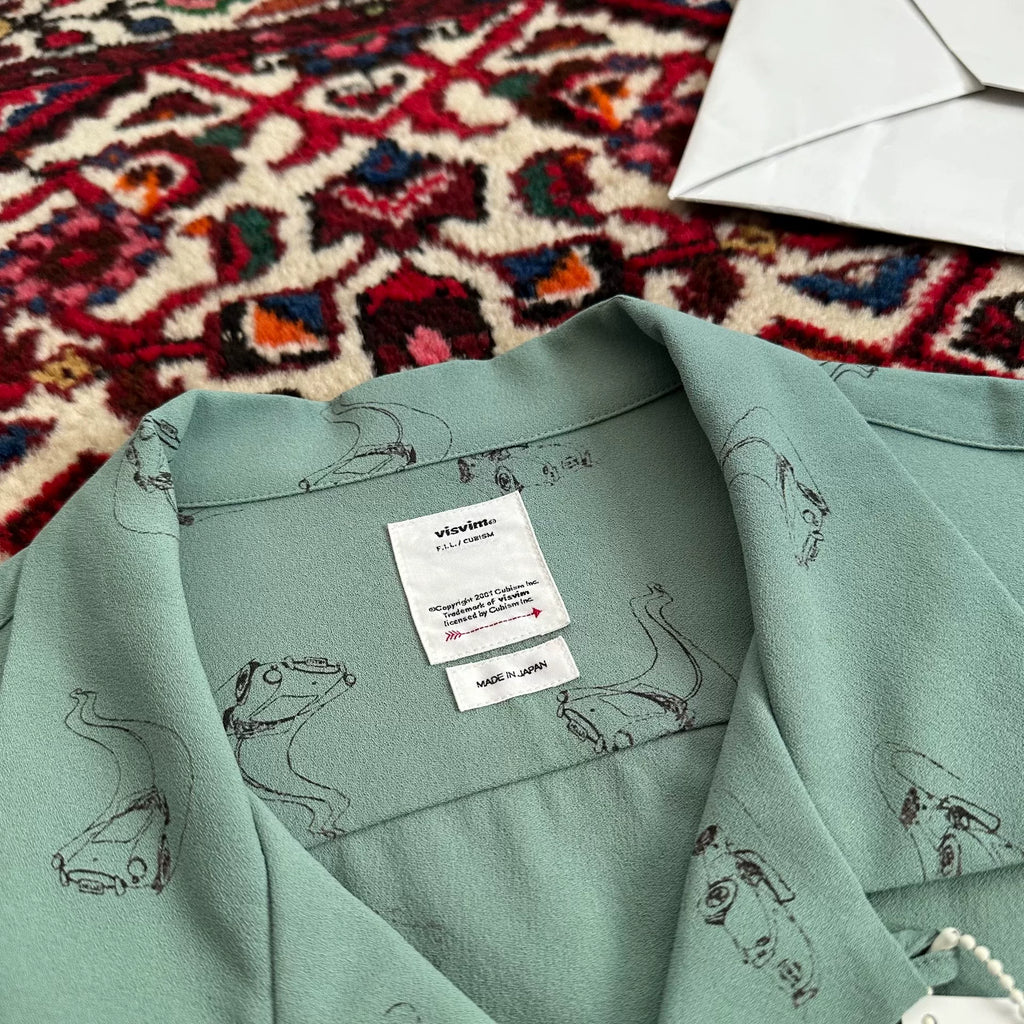 visvim 22ss harmon roadster short-sleeve shirt