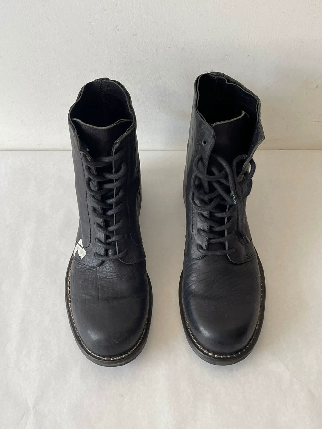 Dirk Bikkembergs Double Layer Buffalo Leather Combat Boots