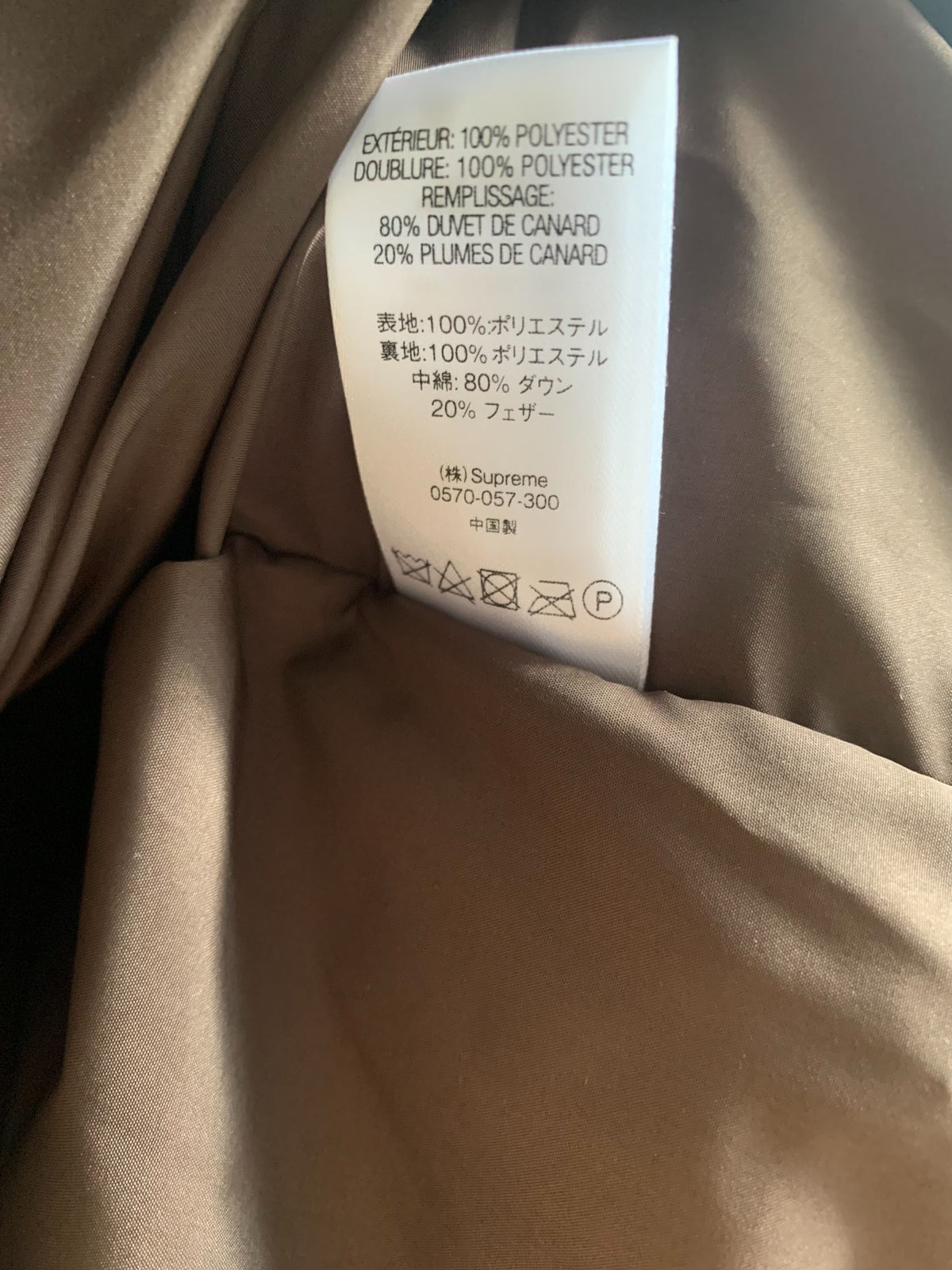 Supreme FW19 Checkerboard Puffy Down Jacket