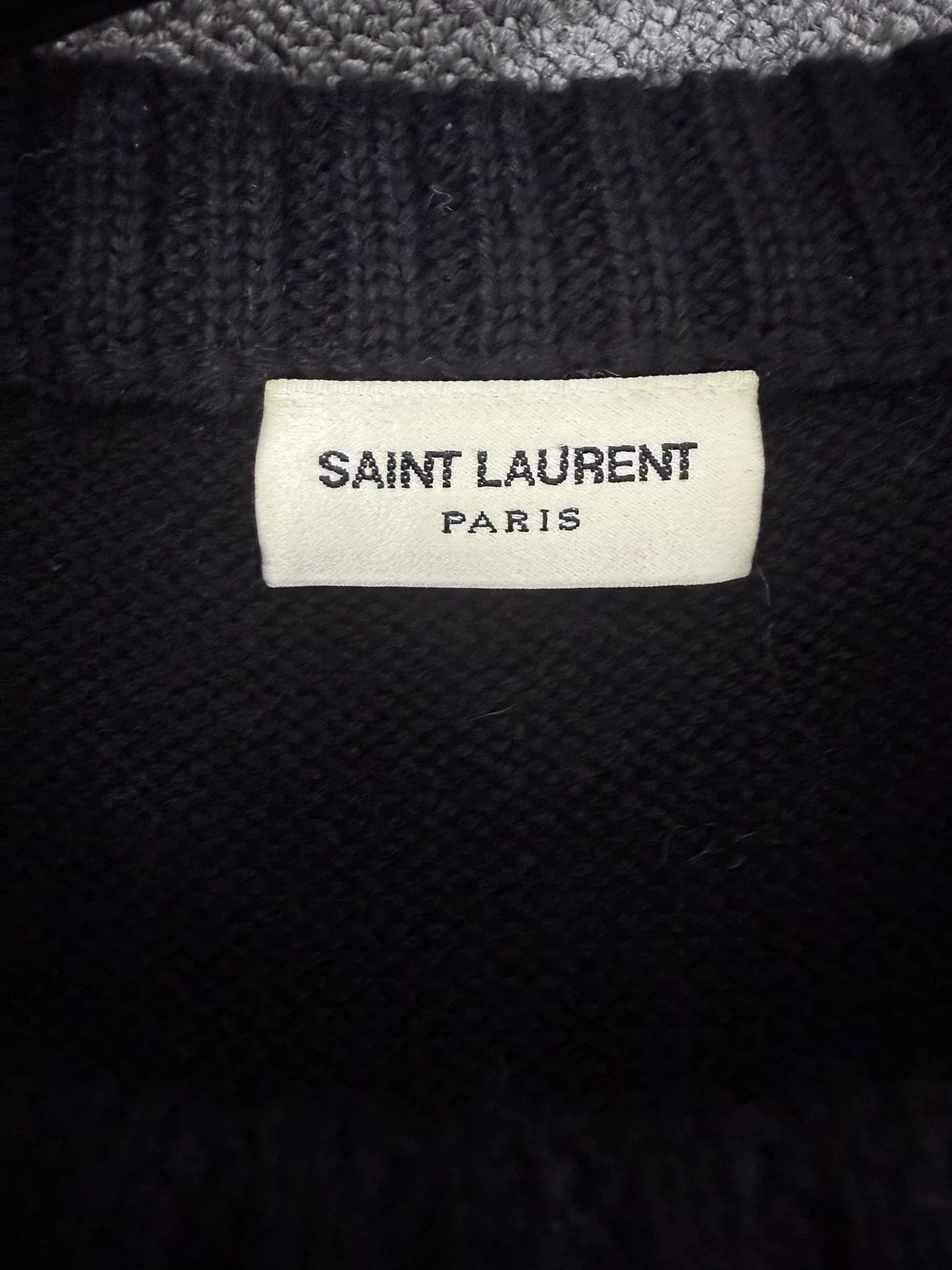 Saint Laurent SS16 Dinosaur Intarsia Sweater
