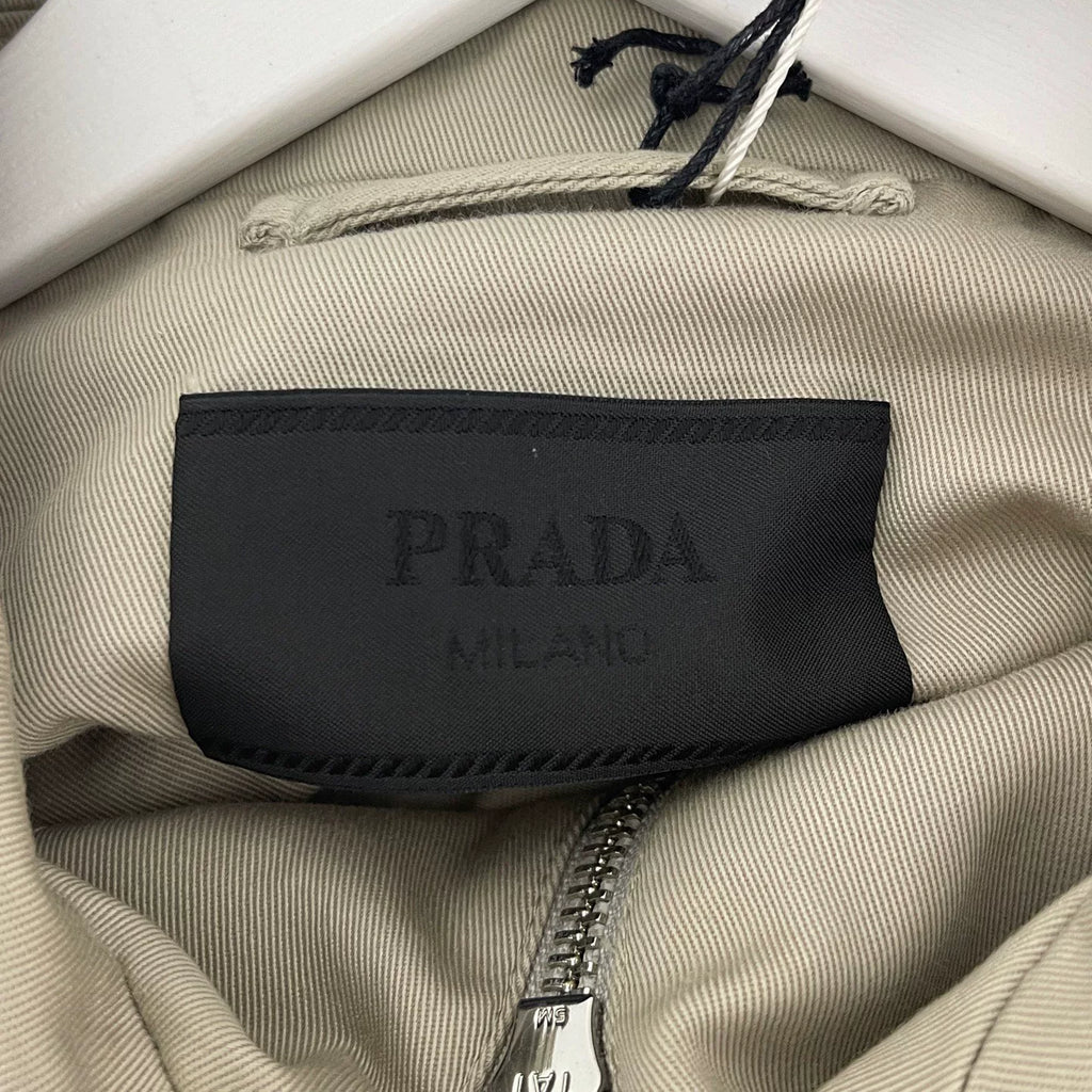 Prada Triangle Logo Zip Jacket