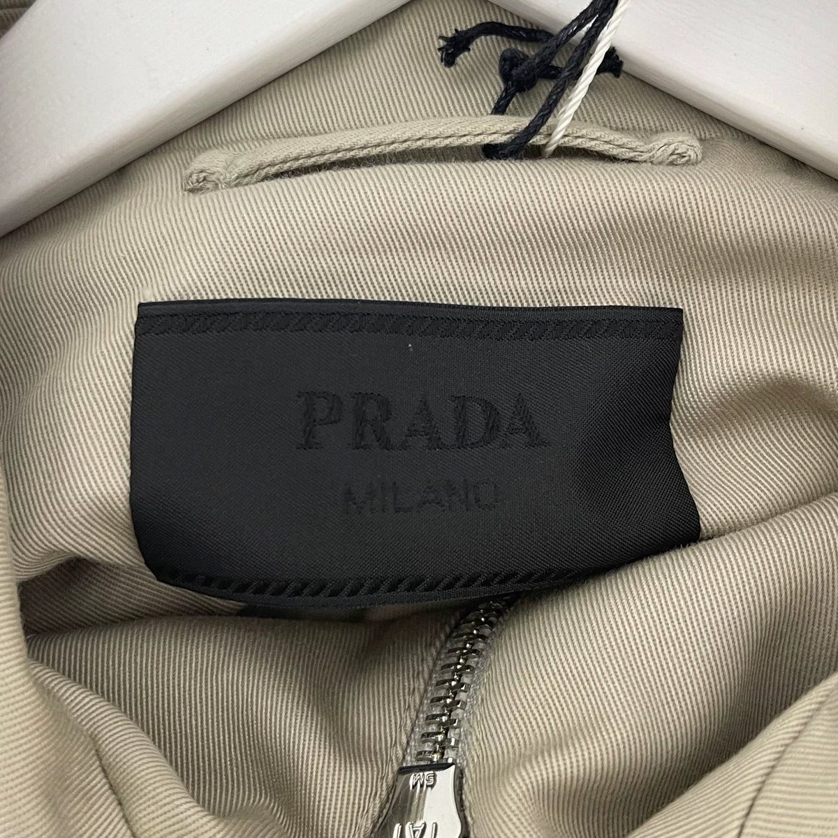 Prada Triangle Logo Zip Jacket