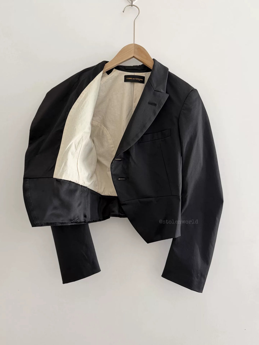 Comme Des Garcons Bent Sleeve Suit Jacket - Devines