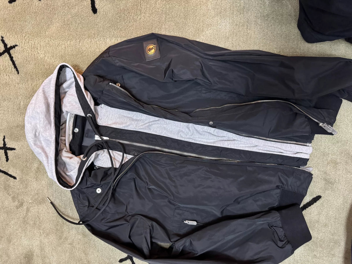 Dirk Bikkembergs SS06 Detachable Layered Nylon Coach Jacket