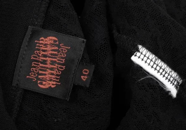 Jean Paul Gaultier Vintage Black Lace Top