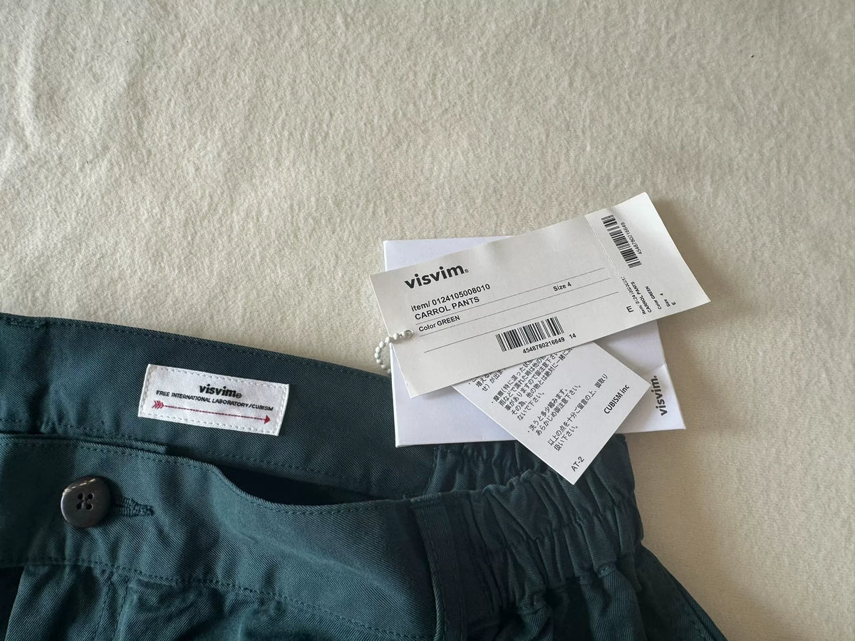 Visvim 24SS Carrol Green Pants
