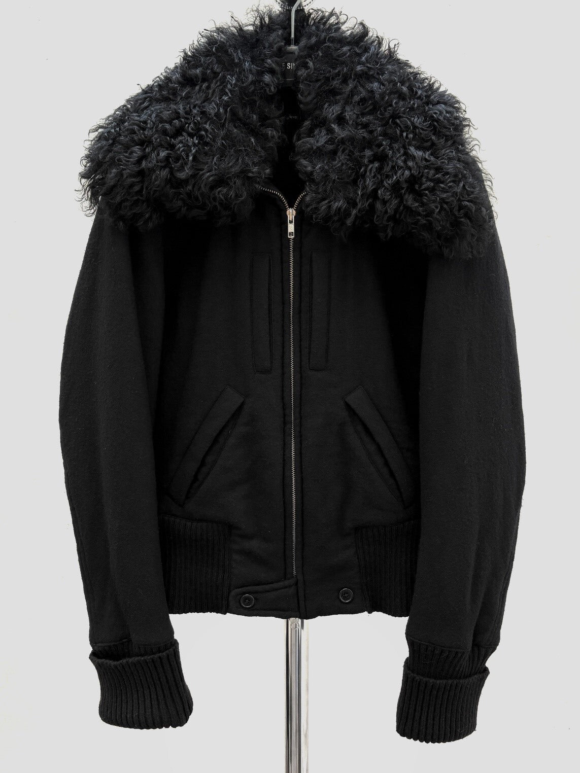 Ann Demeulemeester FW07 Fur Collar Jacket