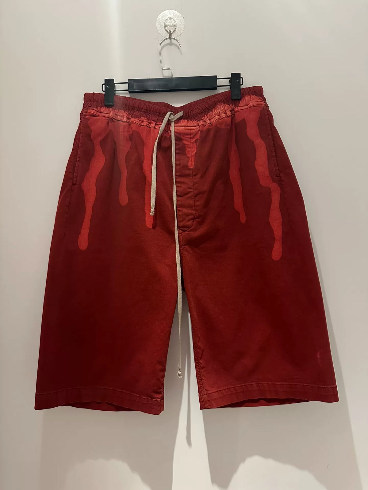 Rick Owens red shorts