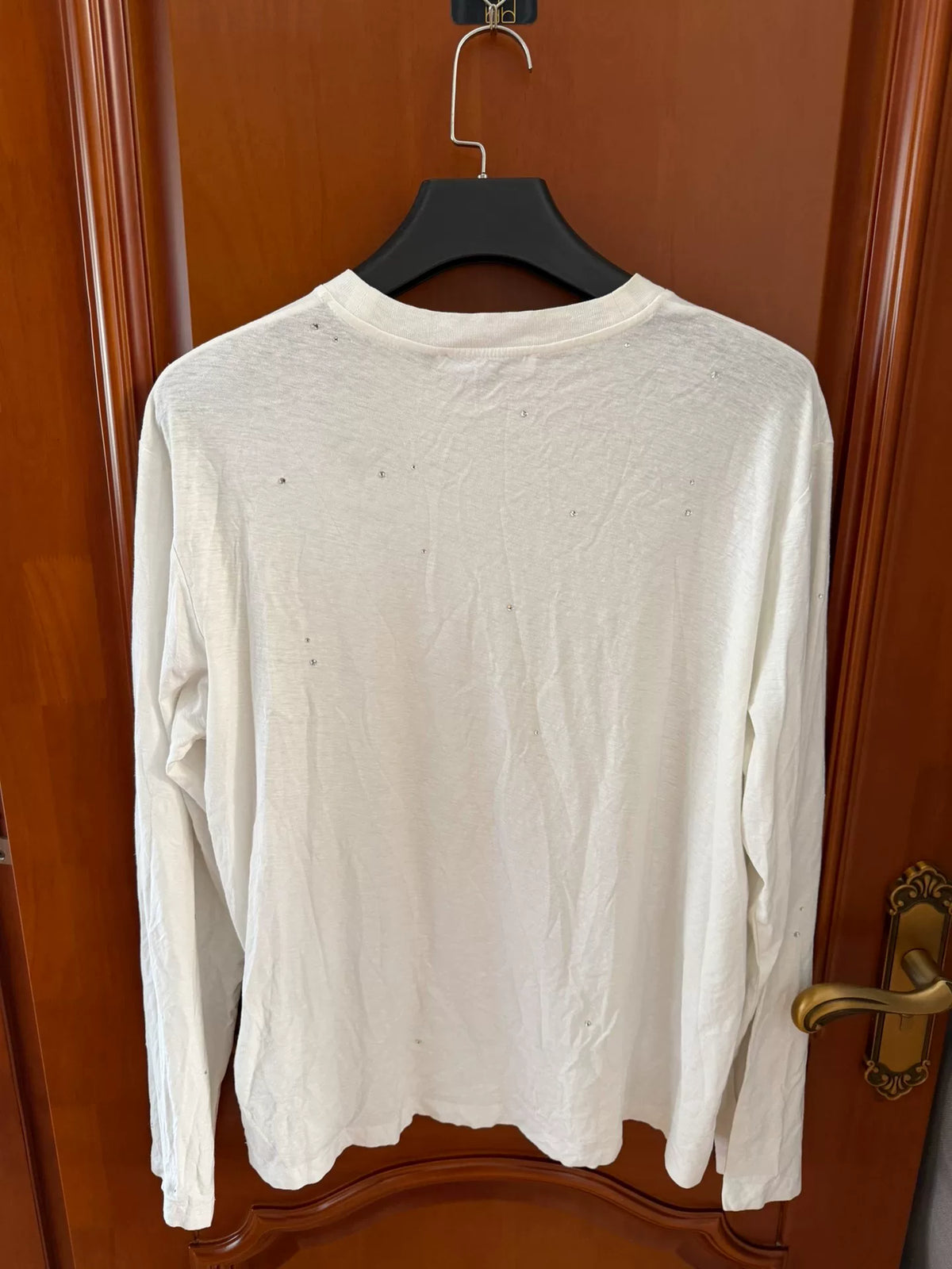 Acne Studios 1996 White Rhinestone T-Shirt